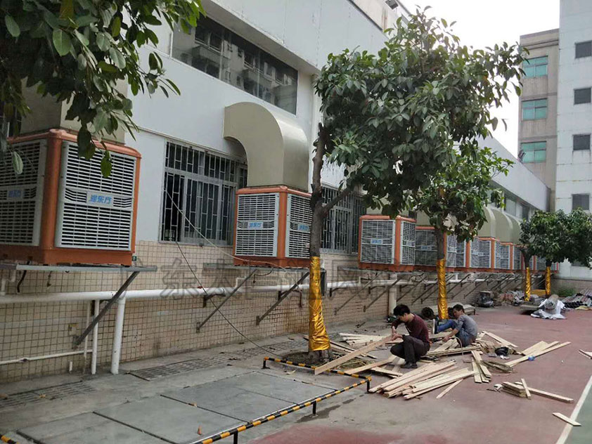 環(huán)?？照{(diào)低成本車間降溫解決方案