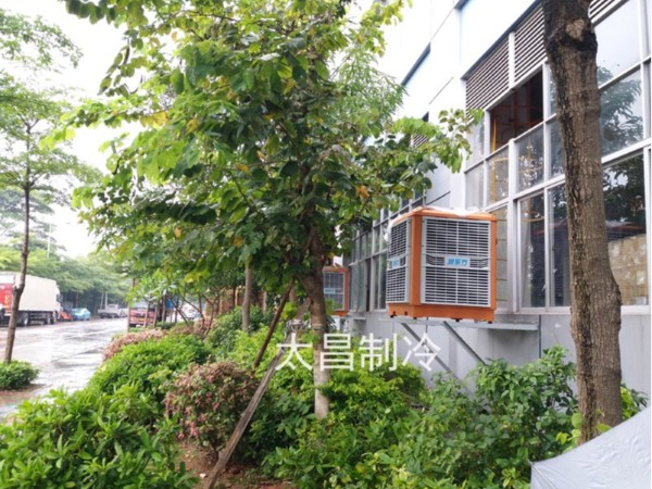 深圳某汽車配件廠車間環(huán)?？照{(diào)降溫工程